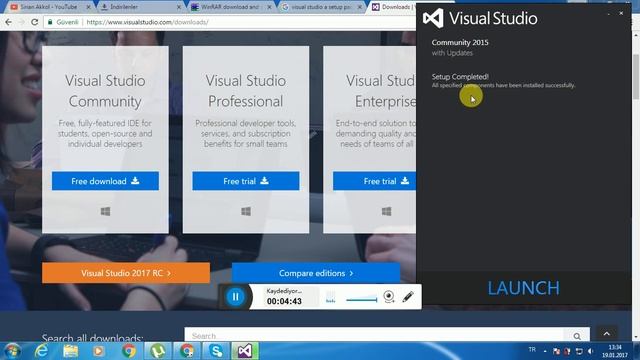 visual studio a setup package is either missing or damaged hatası çözümü смотреть онлайн