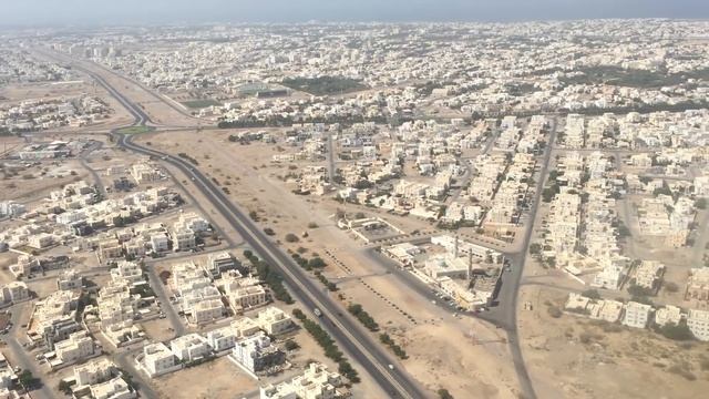 Landing view at Muscat intl. airport ,Oman смотреть онлайн