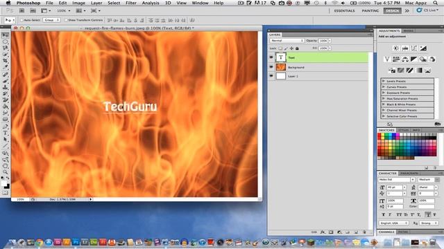 Photoshop CS5 Tutorial - How to Place Images in Text смотреть онлайн
