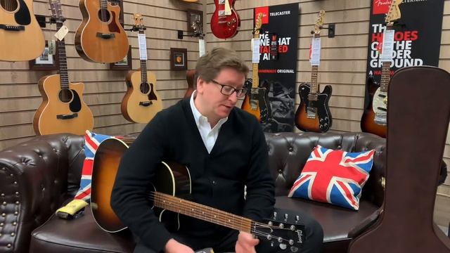 Gibson Montana J-45 Cutaway Vintage Sunburst RS45ECN19 смотреть онлайн