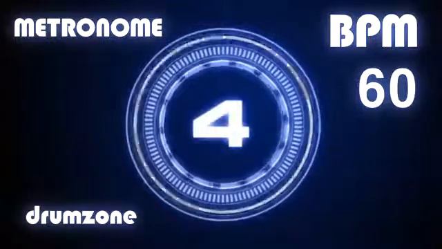 60 BPM Metronome Click & Voice 1 hour 2 смотреть онлайн