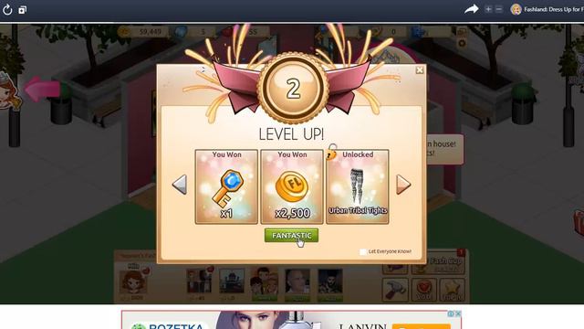 Прохождение игры 1# Fashland в Facebook Gameroom смотреть онлайн