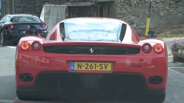 Chasing Ferrari Enzo in the Swiss Alps смотреть онлайн