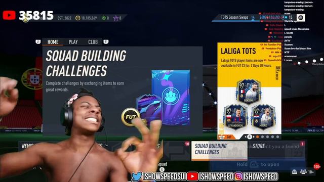 iShowSpeed Leaks GLITCH for a FREE RONALDO in FIFA 23!!😳 смотреть онлайн