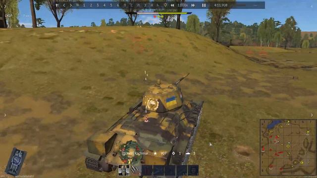Бой на донатном Т 34 57 | 8 фрагов | АБ | War Thunder смотреть онлайн