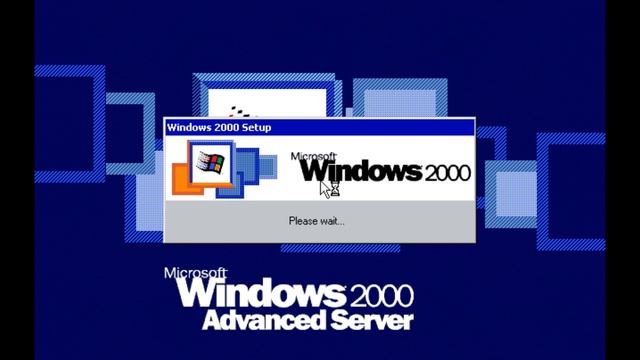 Windows 2000 Advanced Server Installation part 1 смотреть онлайн