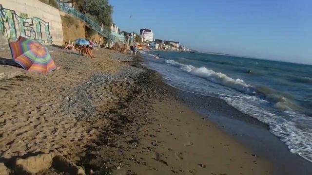 КРЫМ База отдыха ЮБИЛЕЙНАЯ -НАШ ПЛЯЖ-ВЕЧЕРНЯЯ ПРОГУЛКА ПО НИКОЛАЕВКЕ смотреть онлайн