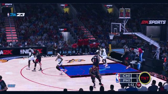 NBA2K14 Jordan's dunk vs Iverson's 3pointer смотреть онлайн