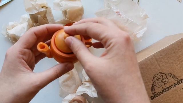 Обзор деревянного набора посуды от Drevosmart. Ручная работа.