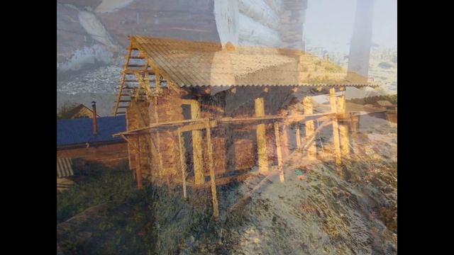 Баня своими руками. Фундамент из покрышек смотреть онлайн