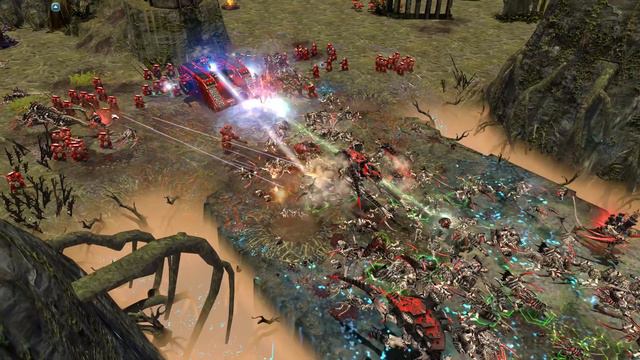 Astartes Mod - The Red Legion vs The Hive - Warhammer 40K: Dawn Of War 2: Retribution смотреть онлайн