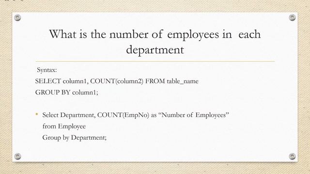 sql group by examples смотреть онлайн