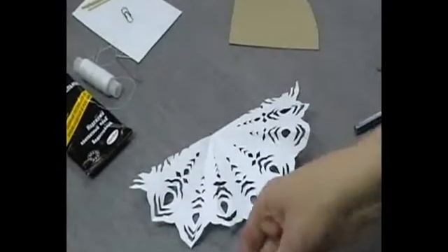 Мастер-класс по иготовлению объёмного ангела в технике "Вытинанка" смотреть онлайн