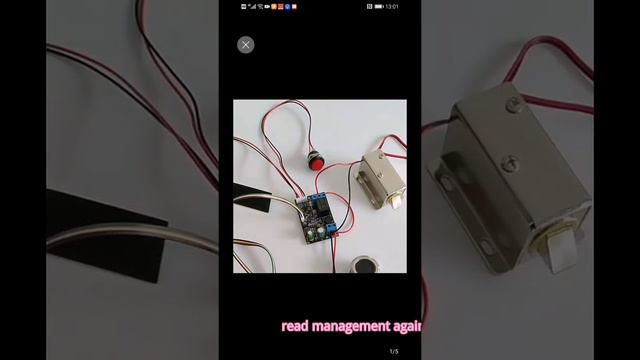 Fingerprint identification control board Mobile phone NFC induction Relay switch! Follow my Cart! смотреть онлайн
