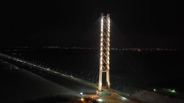 Реконструкция освещения, мост через р. Обь, г. Сургут смотреть онлайн