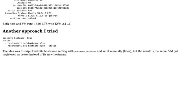 Set hostname using cloudinit for dhcp server: Systemd overrides cloudinit hostname смотреть онлайн