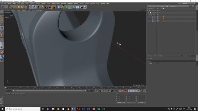Cinema 4D HARD SURFACE TUTORIAL - HOW to MODEL 04 смотреть онлайн