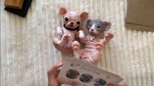 Силиконовый щенок и котёнок/запаковка #силиконовыйреборн