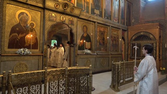 Божественная литургия в день памяти Святых отцев семи Вселенских Соборов смотреть онлайн