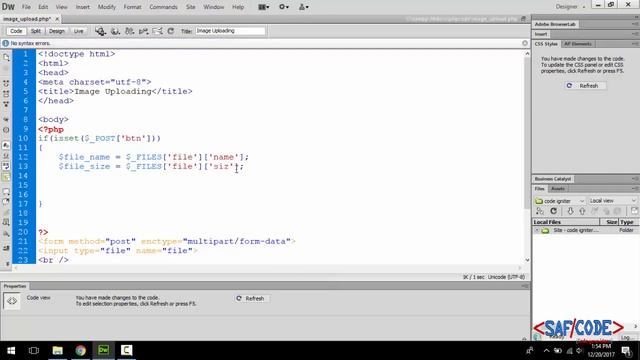 PHP Tutorials - File uploading || Image Uploading in PHP Part-14 смотреть онлайн