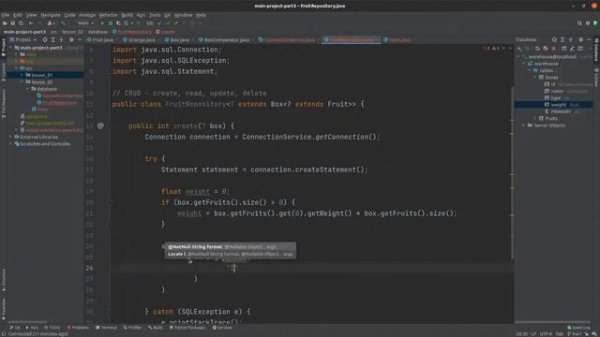 Java Core. Блок #3. Занятие #2