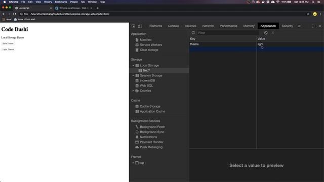 JavaScript Local Storage Introduction смотреть онлайн