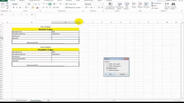 SCHOOL MANAGEMENT SYSTEM IN EXCEL Fee Challan Collection Book Student Id Card [ONE] URDU HINDI смотреть онлайн