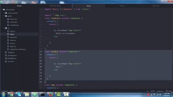 React JS - load multiple component in a root component