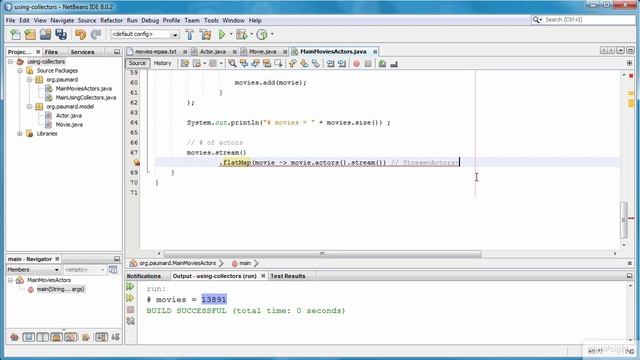 105 Live Coding Counting the Number of Actors смотреть онлайн