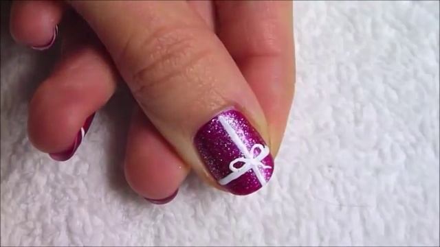 Маникюр с бантиками смотреть онлайн