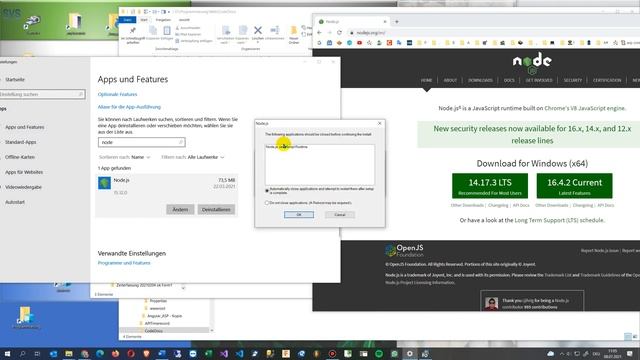 ? How to Uninstall node.js on Windows 10. смотреть онлайн