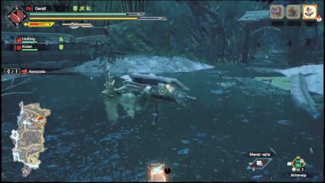Monster Hunter: Rise - Шестая охота - Темный монстр - Выследить Акносома/Find & Defeat Aknosom смотреть онлайн
