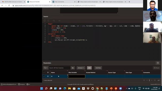 Create RESTful Web Services in Oracle APEX | Hosted by Varughese Mathew смотреть онлайн