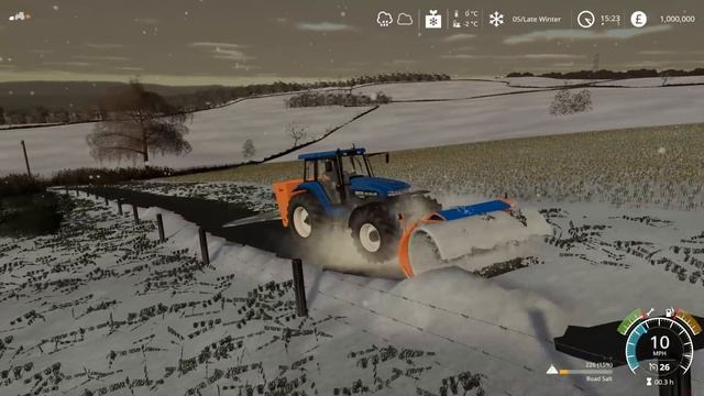 HEAVY SNOW! THE ROAD NEEDS CLEARING! FS19 (Oakfield Ep 1) смотреть онлайн