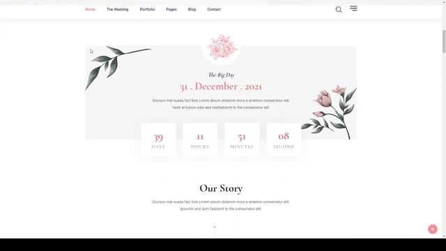 Woddingat - Wedding WordPress Theme event 11 смотреть онлайн