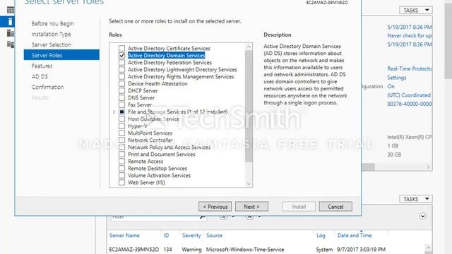 Installing Server 2016 Domain Controller and Certificate Authority смотреть онлайн