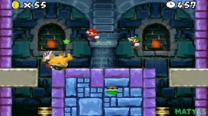 New Super Mario Bros. DS - All Bosses (2 Player)