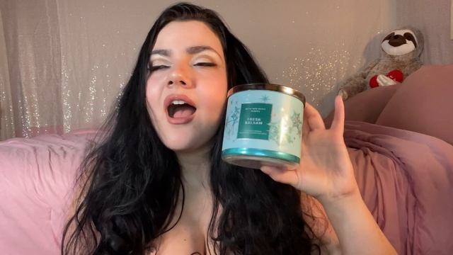 FRESH BALSAM Bath and Body Works Candle Review Christmas Holiday 2020 смотреть онлайн