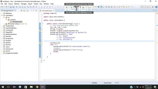 calculadora en java eclipse смотреть онлайн
