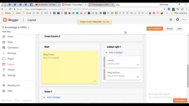 Layout - Page Settings | Blogger Tutorial for Beginners in Hindi Urdu | blogspot tutorial смотреть онлайн