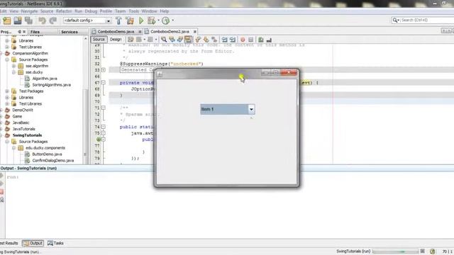 Java Swing 15: Combobox 2 смотреть онлайн