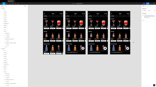 Figma - Smart Animate Timelapse смотреть онлайн