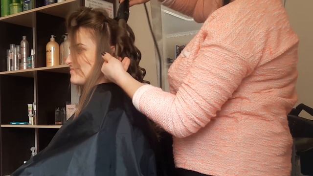 БЫСТРЫЕ ПРИЧЕСКИ | Голливудские локоны | Прически на длинные волосы | Конусная плойка смотреть онлайн