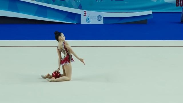 Крамаренко Лала, мяч Первенство России по гимнастике 2016 г. Казань. смотреть онлайн