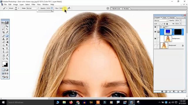 Photoshop Me Hair Colour Kaise Kare | How To Change Hair Color In Photoshop - Change Hair Colour смотреть онлайн