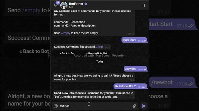 Telegram Bot (Menu Builder 2) смотреть онлайн