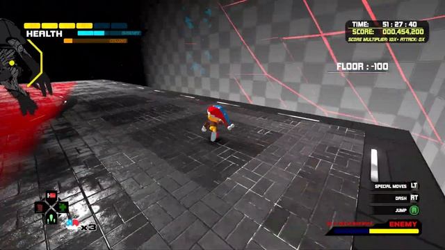 Spark the Electric Jester 3 - Endless Dive Wave 100 SECRET Boss смотреть онлайн