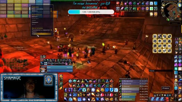 BWL (Логово крыла тьмы) / Frost Mage / Пламегор / WoW Classic смотреть онлайн