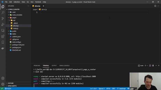 Curso Next.js: Criando páginas e roteamento - #04 смотреть онлайн