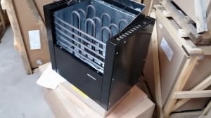 Электрокаменка ЭКМ  Престиж 9 кВт, напряжение 380 вольт, стильная и мощная электрокаменка в сауну.